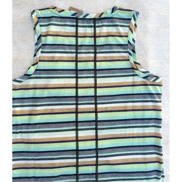 NEW Title Nine Vibe Tank Top in Hanalei Stripe Print - Picture 14 of 17